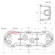 Подрозетник строенный в сплошные стены, KP 64/3 Kopos