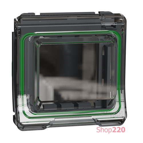 Адаптер для механизмов Unica New IP55, черный, Mureva Styl Schneider MUR35110
