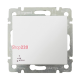 Выключатель влагозащищенный IP44 1-клавишный, белый, 774201 Legrand Valena