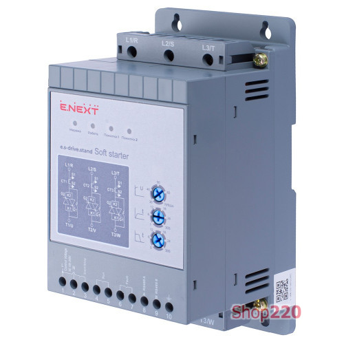 Устройство плавного пуска 2,2 кВт, 1ф/220В, es-drive.stand.2R2s ENEXT s084002