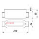 Соединитель ревизионный прямой для труб 1-1/4", e.industrial.pipe.db.revise.direct.1-1/4" Enext i0550004