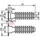 Площадка для хомутов CTH-1 (100 шт.) A0150090025