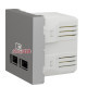Розетка USB для зарядки, двойная, алюминий, 2 модуля, Unica New Schneider NU341830