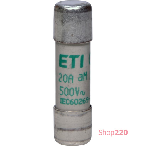 Предохранитель CH10x38 aM 20A 500V ETI 2652018