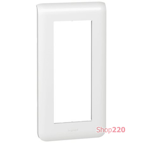 Рамка 5 модулей вертикальная, белый, Mosaic New Legrand 078825L