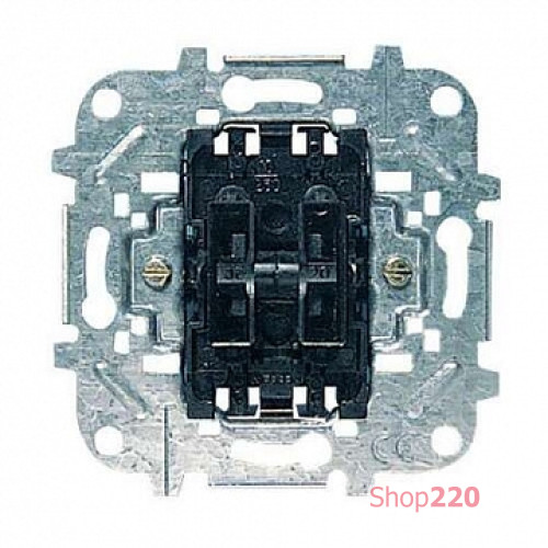 Выключатель проходной 2-клавишный, Sky ABB 8122