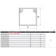 Короб пластиковый 25х16 мм, e.trunking.stand.25.16 Enext s033005