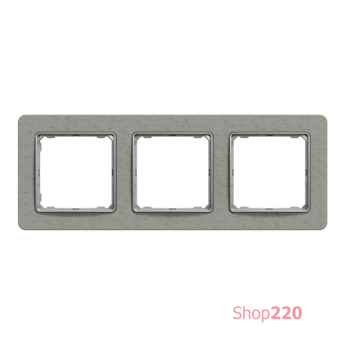 Рамка 3 поста, бетон, Sedna Design SDD390803