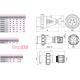 Вилка кабельная 32A, 400V, 3P+PE, IP67 EVH-3243 ETI 4482028