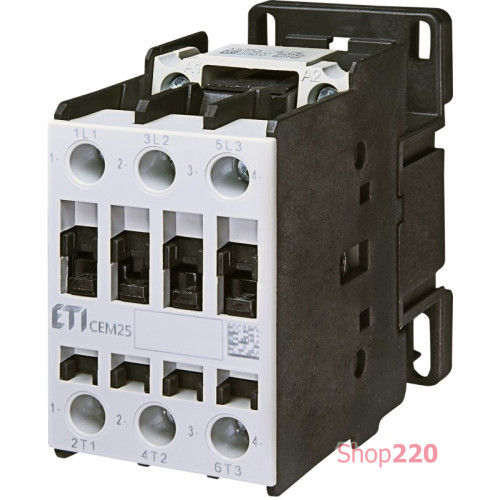 Контактор CEM 25.01 230V AC ETI 4645113