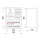 Корпус для 3ф. счетчика + 36 модулей, встраиваемый, e.mbox.stand.w.f3.24.z Enext s0100030
