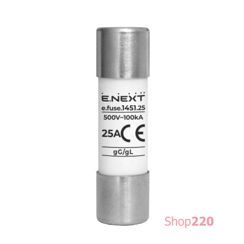Предохранитель 40А, 14х51, e.fuse.1451.40 Enext i0610023