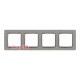 Рамка 4 поста, бетон, Sedna Design SDD390804