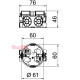 Подрозетник герметичный в кирпич/бетон, без винтов, UG 46-L Obo Bettermann