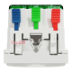 Розетка с USB тип С, 10,5 Вт, белый, 2 модуля, Unica New Schneider NU301718