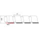 Спираль 20 - 130 мм белая-прозрачная, 10м, SWB-24 A0150070007