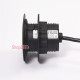 Врезная мебельная розетка 220В + USB, черный, Versatag ASA 060.36F.00001