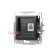 Розетка телефонная RJ-11, антрацит, EPH4100171 Asfora Schneider