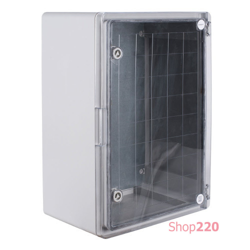 Корпус из ABS-пластика с прозрачной дверцей 500x350x220мм IP65, e.plbox.pro.p.50.35.22.tr ENEXT p084205