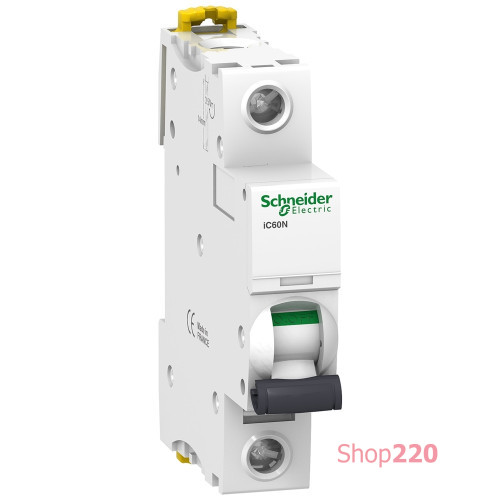 Автоматический выключатель 1А, 1 полюс, кривая C, IC60N Acti9 Schneider Electric A9F74101