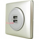 Розетка USB для зарядки, 67462 Legrand Celiane