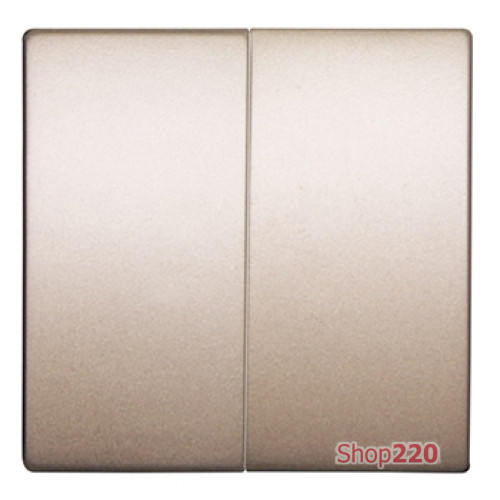 Клавиша двойная никель, e.lux.11021L.pn.nickel Enext ins0040019
