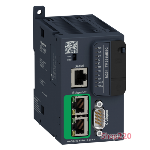ПЛК M251 1 RS485, 1 Ethernet, CANopen TM251MESC