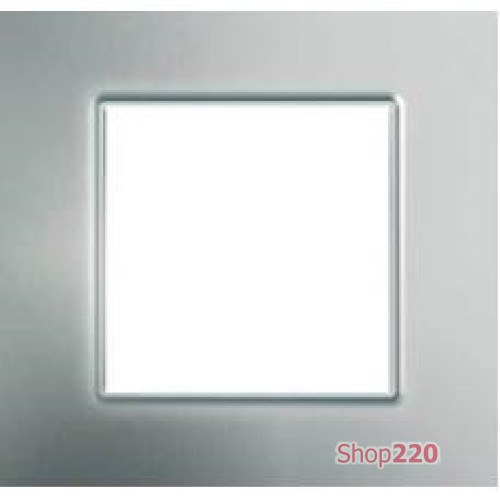 Рамка 1 место, серебряный, Unica Quadro MGU6.702.55 Schneider
