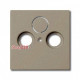 Накладка для TV-R розетки, шампань, ABB 1743-93-507 Basic 55