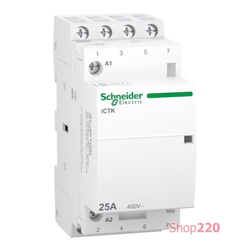 Контактор, Acti9 iCTK, 25 A, 4 NO, 400 В, катушка 220-240 В A9C40425