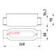 Соединитель ревизионный прямой для труб 2", e.industrial.pipe.db.revise.direct.2" Enext i0550006