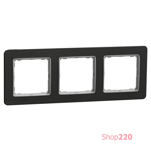 Рамка 3-поста, матовый титан, Sedna Design Schneider Electric SDD372803U
