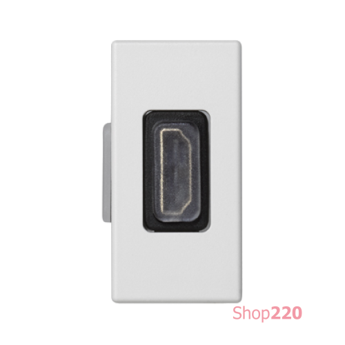 Розетка HDMI, 1 модуль, белый, К45 Simon K129B/9