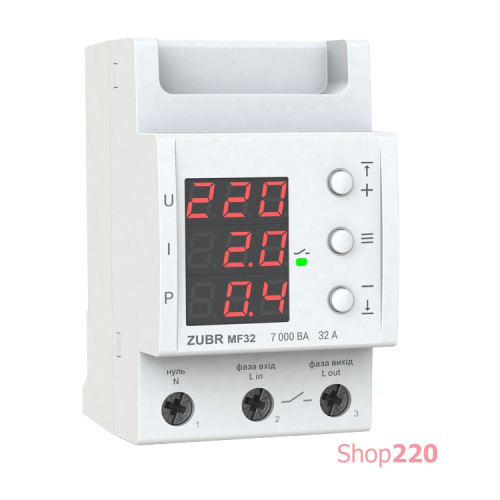 Реле мультифункциональное 32А, ZUBR MF 32