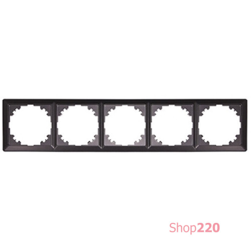 Рамка 5-местная, антрацит, e.lux.10104L.5.fr.anthracite Enext ins0040064