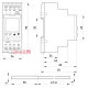 Реле контроля температуры 16A, АС/DC 24-240, -25…+130 °С, e.control.h02 Enext i0310017