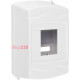 Корпус модульный пластиковый, 4 модуля, навесной, без дверцы, серии UBox A0270010003