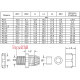 Сальник PG36, IP54, Аско A0150050009