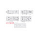 Короб перфорированный B 60x60 T (ПВХ, Ш60xВ60, 2м) ETI 3911044