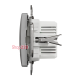Розетка USB тип A+C 2,4A, алюминий, Sedna Design SDD113402