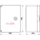 Корпус из ABS-пластика с непрозрачной дверцей 700x500x250мм IP65, e.plbox.pro.p.70.50.25 ENEXT p084108