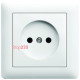 Розетка без заземления, белый, Lumina-2 WL1010 Hager