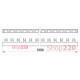 Гребенка соединительная 1-полюсная, 1 метр, 100А, e.bc.u.stand.1.100 Enext s180005