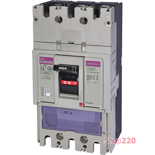 Силовой автомат 400 А, 3-фазный, EB2400/3LF ETIBREAK 2 ETI 4671105