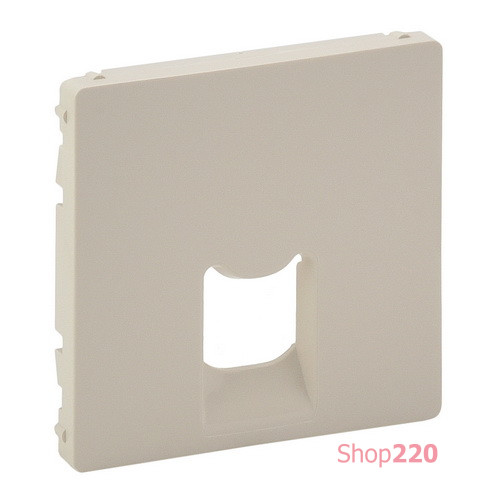 Лицевая панель розетки RJ11 / RJ45, слоновая кость, Valena 755411 Legrand