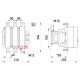 Контактор 630А, 220В, no, e.industrial.ukc.630.220 Enext i.0090015