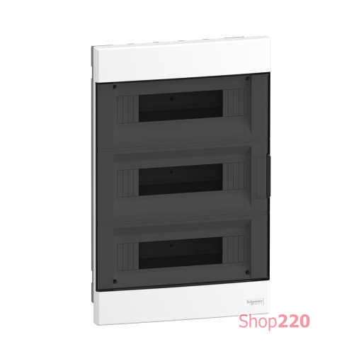 Электрический щит на 36 модулей, врезной, дымчатая дверь, Easy9 EU Schneider Electric EZ9EUA312