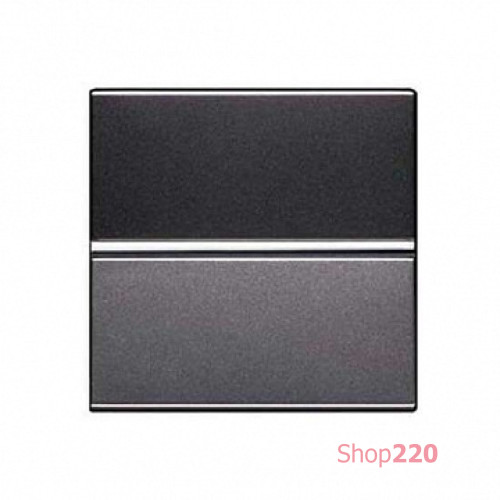 Кнопка без фиксации, антрацит, Zenit ABB N2204.7 AN