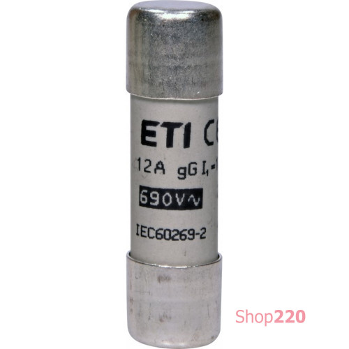 Предохранитель CH14x51 gG 12A 690V ETI 2651029