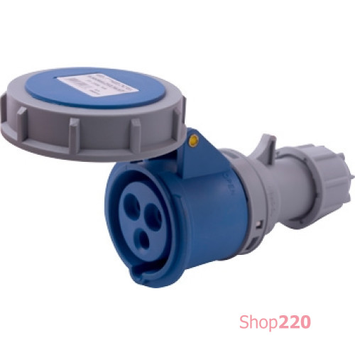 Силовая розетка переносная 3п., 230В, 16А, IP67, e.socket.213.16.67 Enext i082013